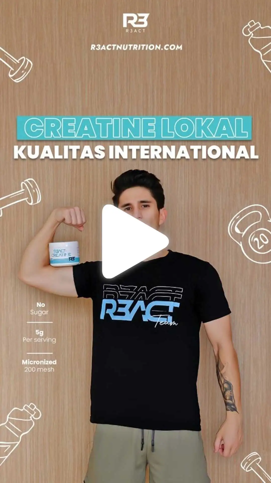 r3act creatine
